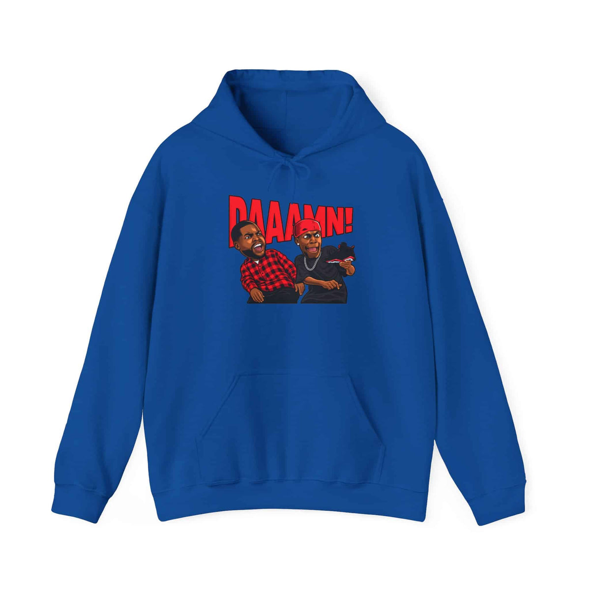 Graphic Print Hooded Sweatshirt - POD0035 image