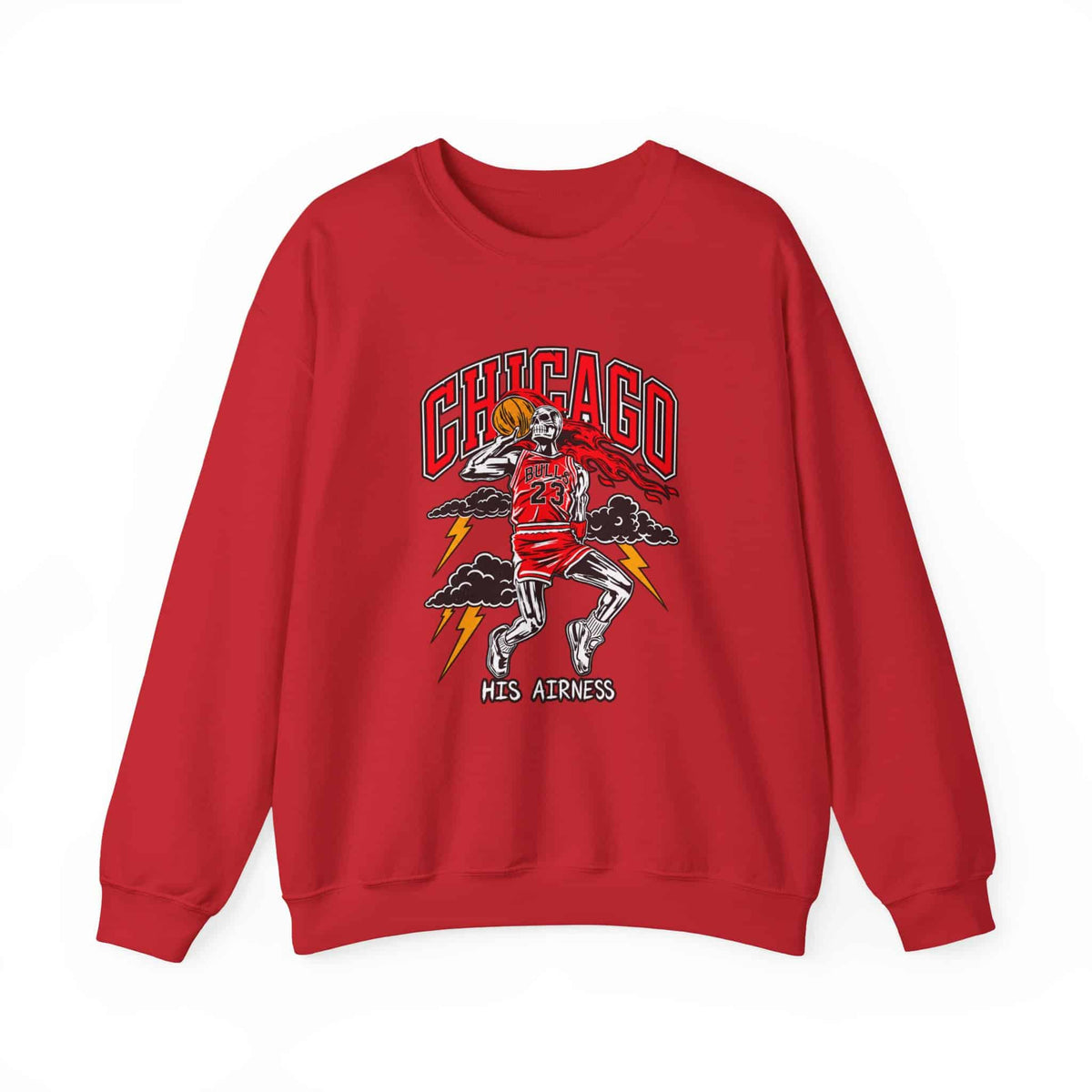 Graphic Print Crewneck Sweatshirt - POD0038 image