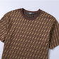 FD Diagonal FF Logo T Shirt in Brown - 78 - fd0000078 image 4