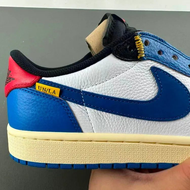 Union LA x AJ 1 Low OG Storm Blue Shoes Sneakers – nk0004609 image 13