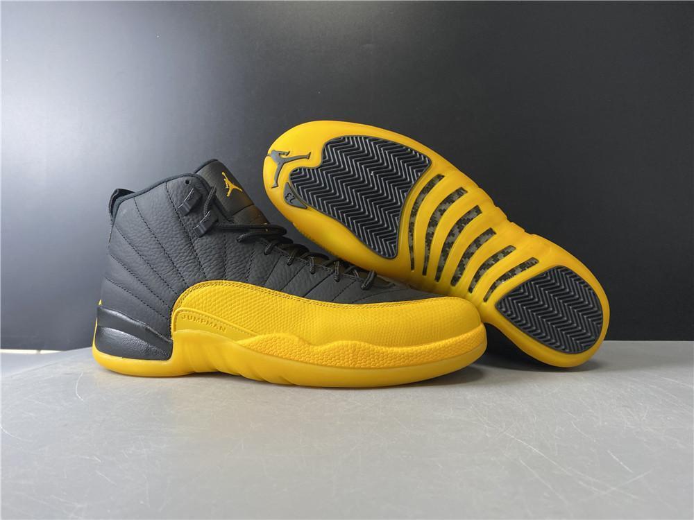 AJ 12 Retro Black University Gold Shoes Sneakers - nk0000758 image 15