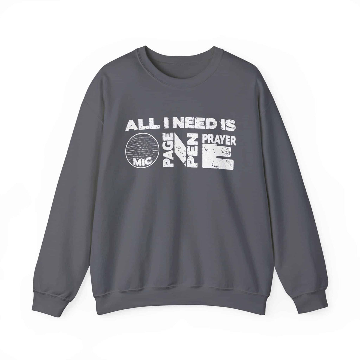 ALL_I_NEED_IS Crewneck Sweatshirt image