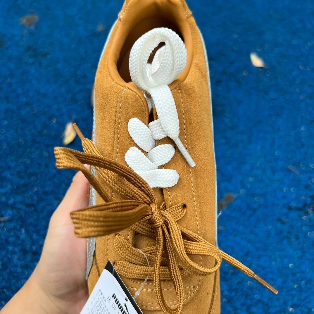 PM Speedcat Lace-up Honey Silver Shoes Sneakers - pm0000013 image 8