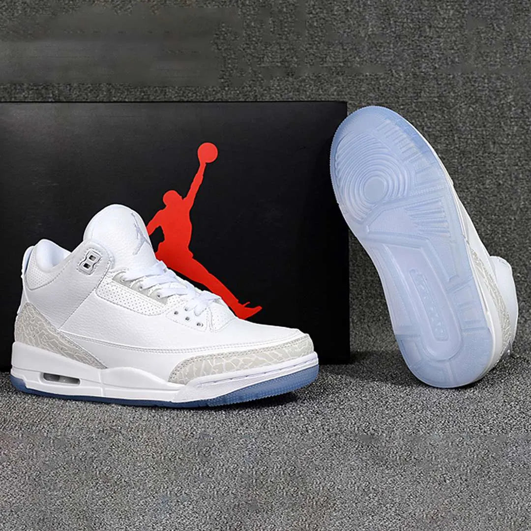 AJ 3 Pure White Shoes Sneakers - nk0001642 image 12