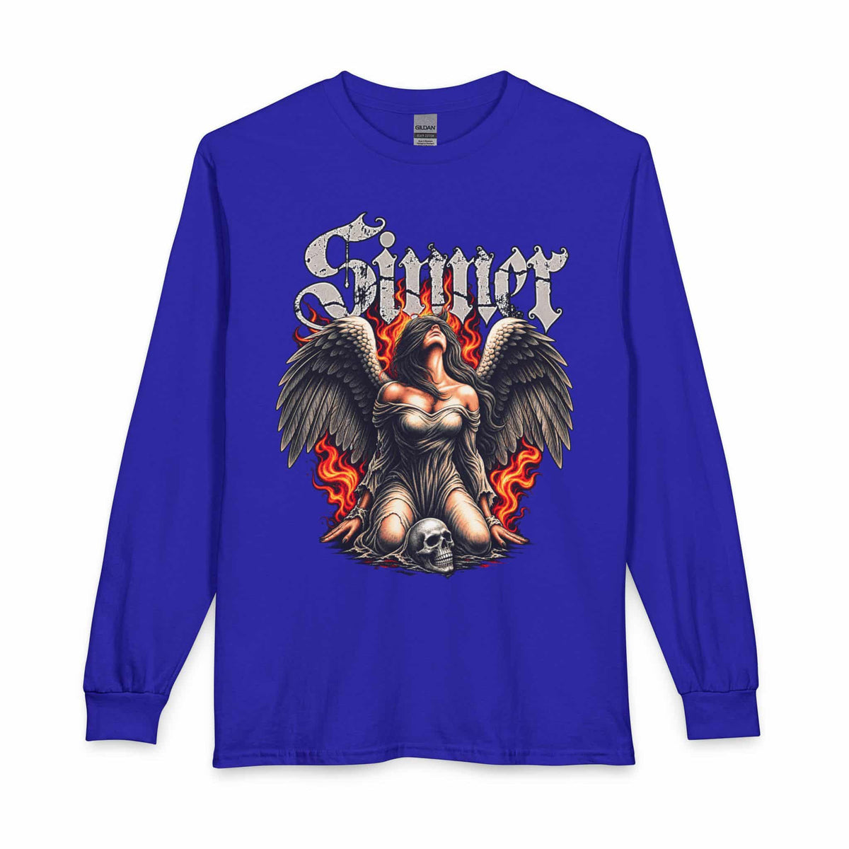 Sinner’s Flame Long Sleeve T-Shirt image