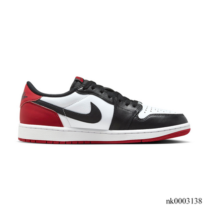 AJ 1 Low OG Black Toe Shoes Sneakers - nk0003138 image 0