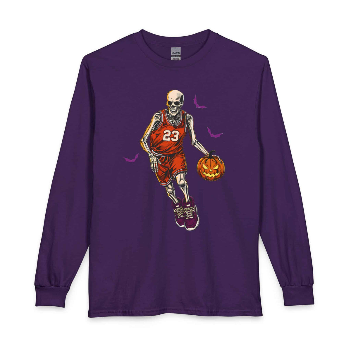 Halloween Basketball Long Sleeve T-Shirt image