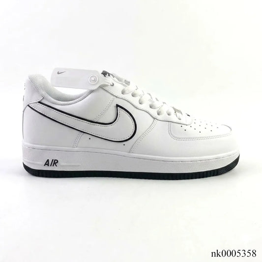AF 1 '07 Low "White Black Outline Swoosh" Shoes Sneakers - nk0005358 image 0