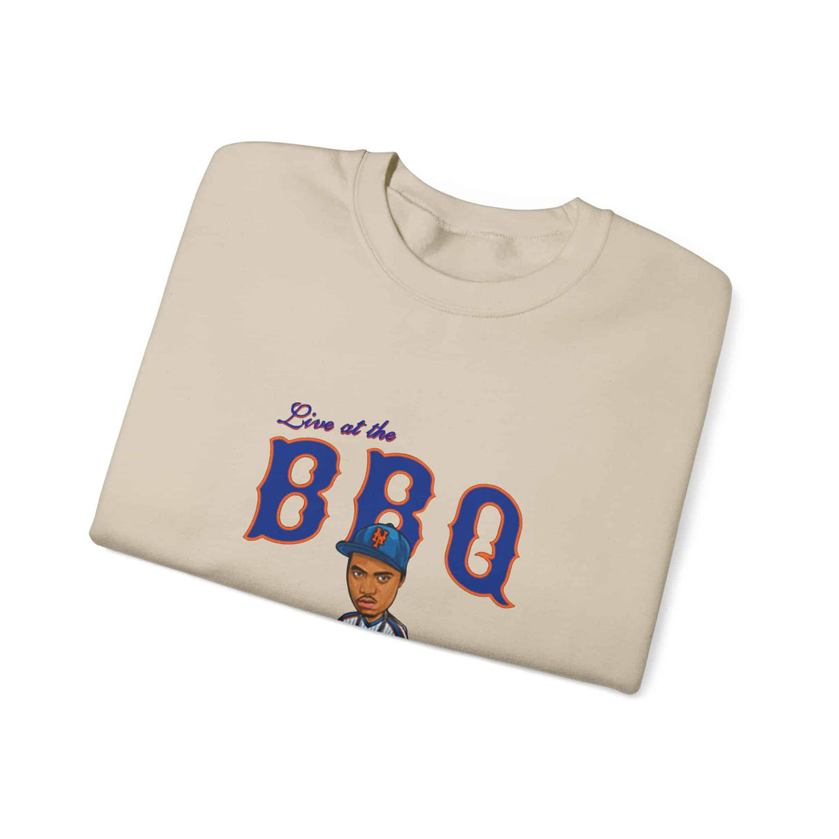 Rap Nas Live At The BBQ Crewneck Sweatshirt image 14
