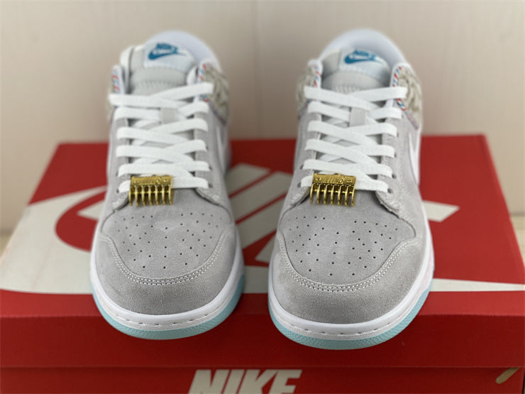 Dunk Low Barbershop Grey Shoes Sneakers - nk0001974 image 6