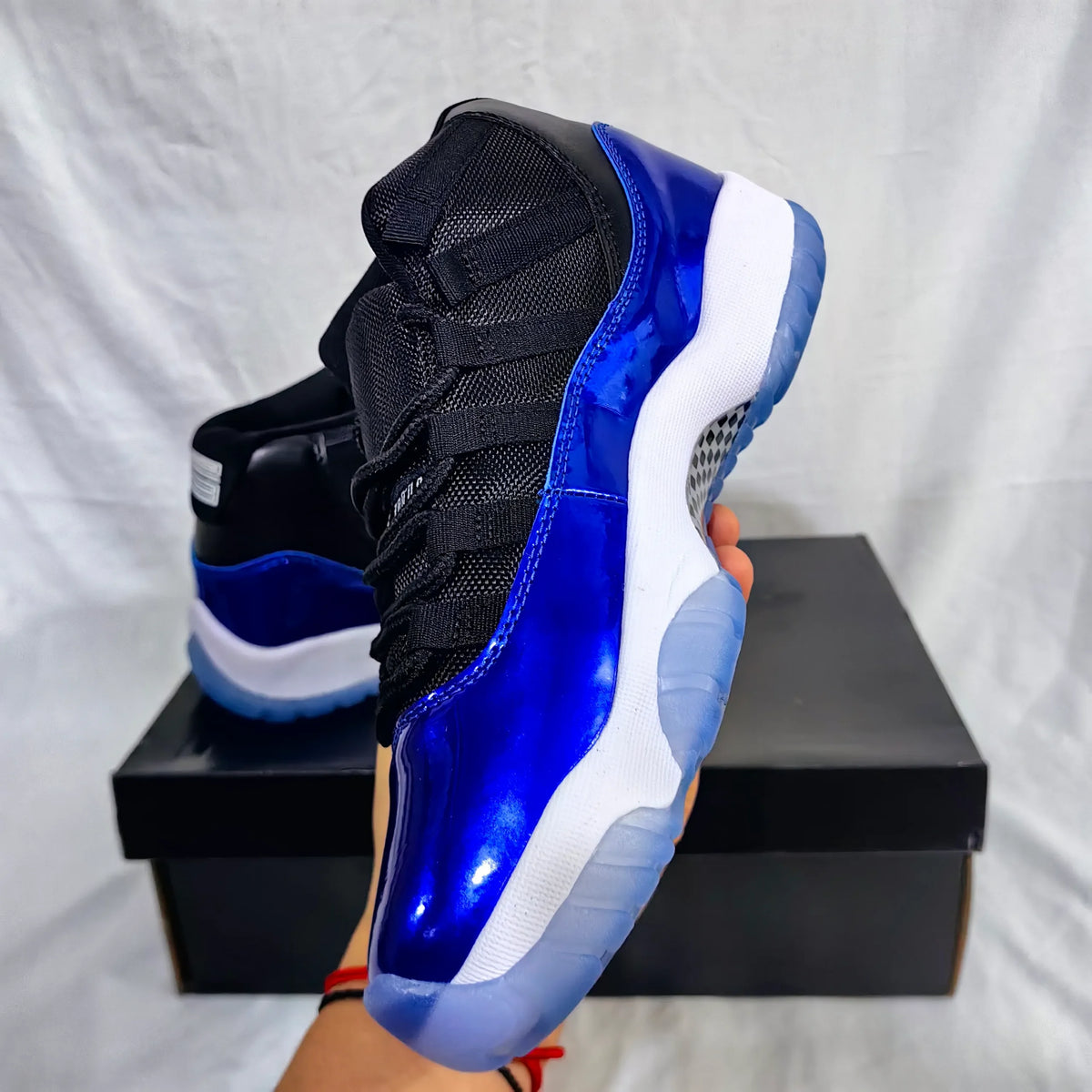 AJ 11 Retro Blue Black Shoes Sneakers - nk0005237 image 8