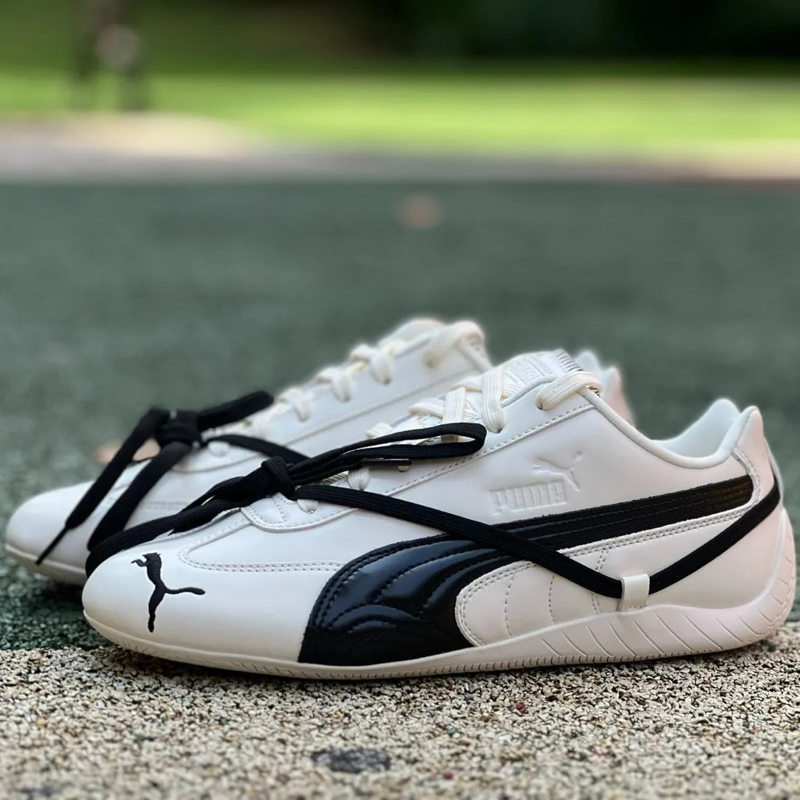 Rosé x PM Speedcat Premium Leather Warm White Shoes Sneakers - pm0000014 image 4