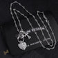 CH Heart And Cross Pendant Necklace - CH0022 image 0
