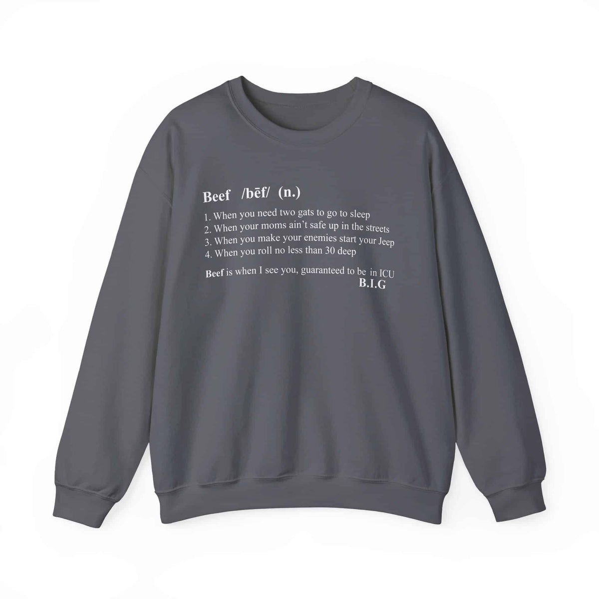 Beef Definition Crewneck Sweatshirt image