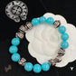 CH Blue Tiger Eye Stone Bracelet - CH0056 - Blue 1 image