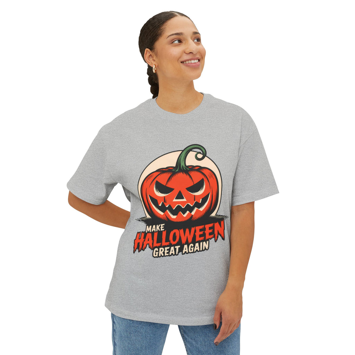 Make Halloween Great Again Unisex Oversized Boxy Tee image 48