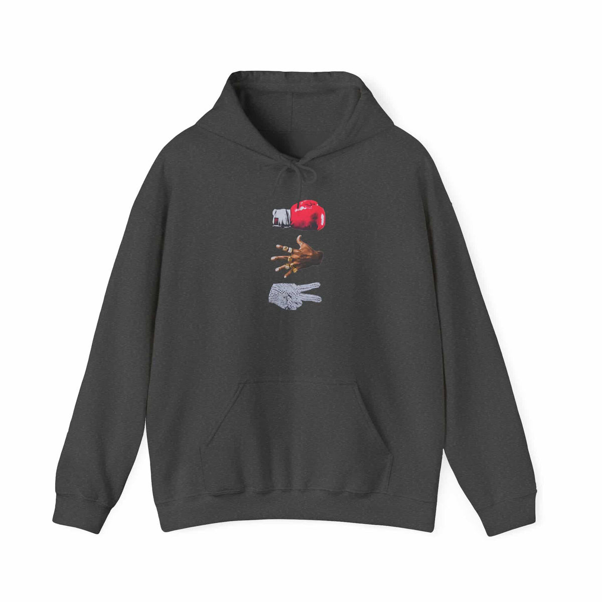 Rap Is My Life Hooded Sweatshirt - S, Dark Heather image