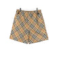 BUR Archive Check Knight Motif Shorts in Tan - 380 - bbr0000380 image 0