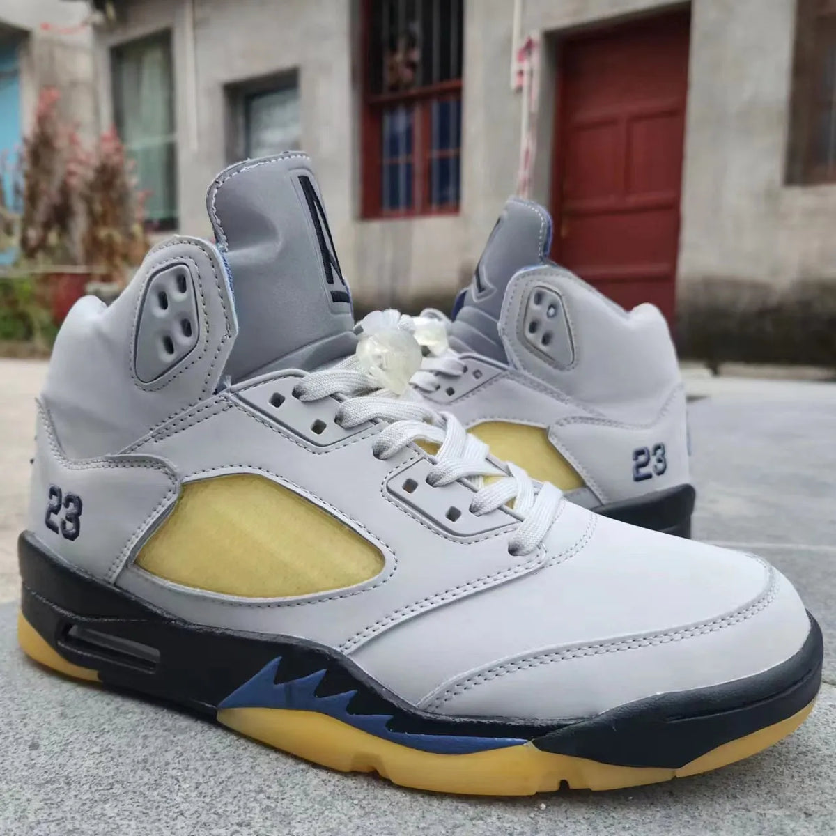 AJ 5 x A Ma Maniére "Diffused Blue" Shoes Sneakers - nk0003274 image 6