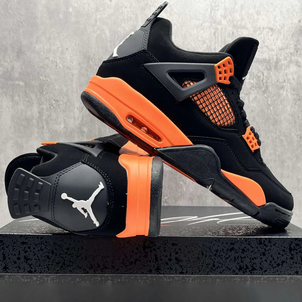 AJ 4 Orange Thunder Shoes Sneakers - nk0004803 image 6