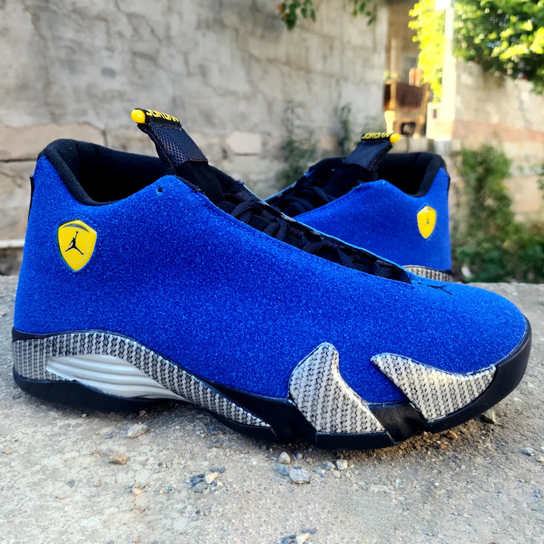 AJ 14 Ferrari Blue Shoes Sneakers - nk0004580 image 3
