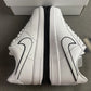 AF 1 '07 Low "White Black Outline Swoosh" Shoes Sneakers - nk0005358 image 7