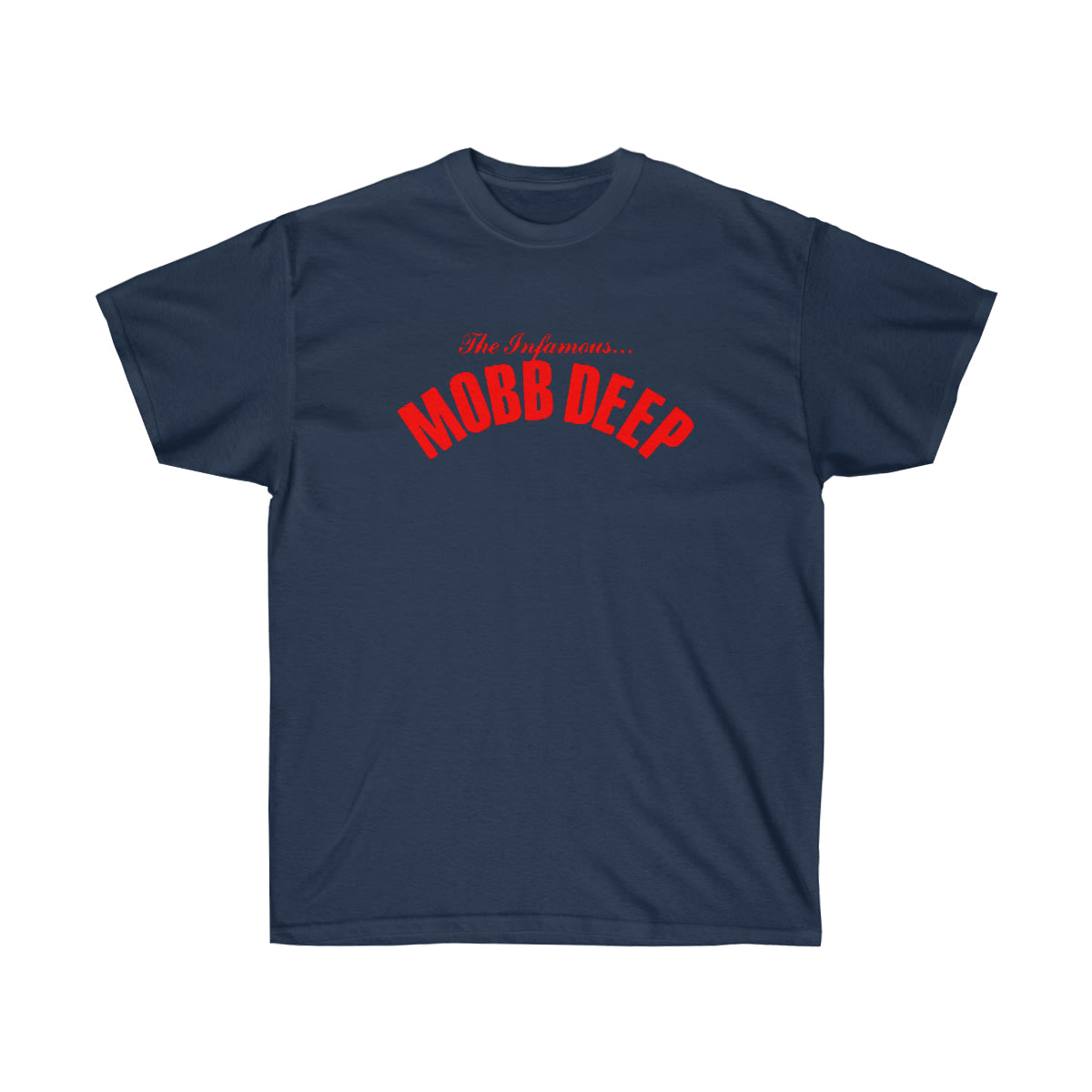 Infamous Red Men T-Shirt - Navy, L image