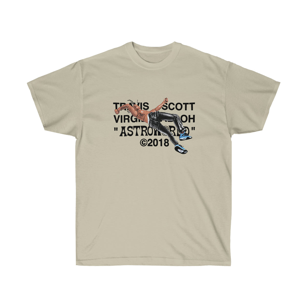 Travis Scott Virgil Abloh Astroworld Men T-Shirt image 2