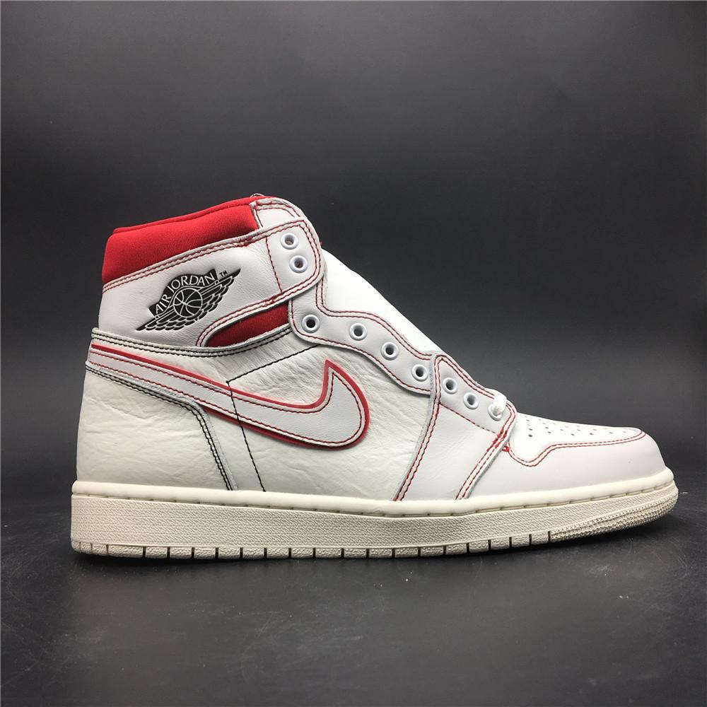 AJ 1 Retro High Phantom Gym Red Shoes Sneakers - nk0000301 image 11