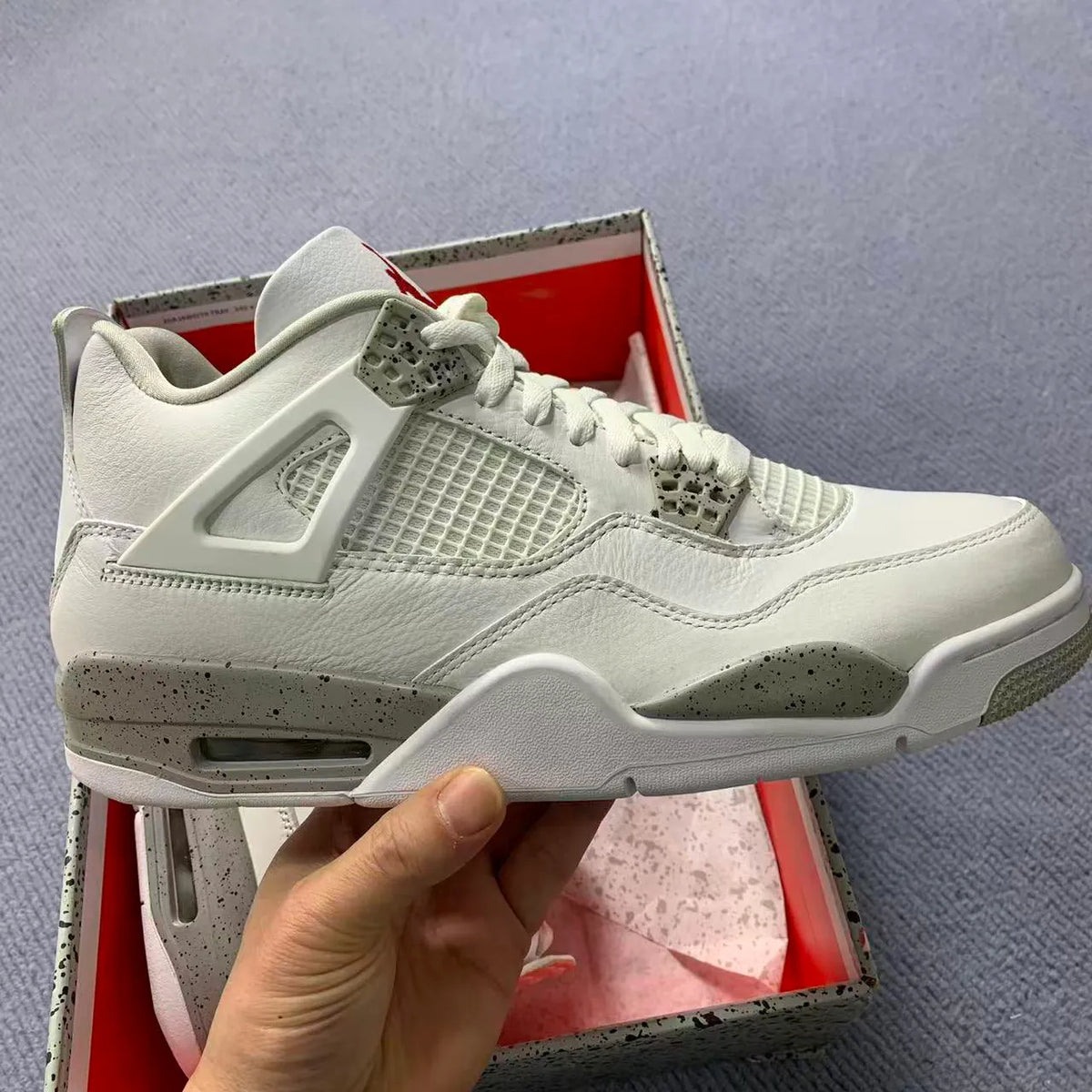 AJ 4 Retro White Oreo Shoes Sneakers - nk0004856 image 5