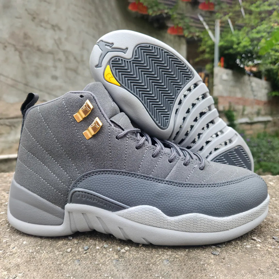 AJ 12 Dark Grey Shoes Sneakers – nk0004540 image 4