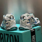 BLCG Runner White Teal Green Blue Shoes Sneakers - bl0000034 image 5