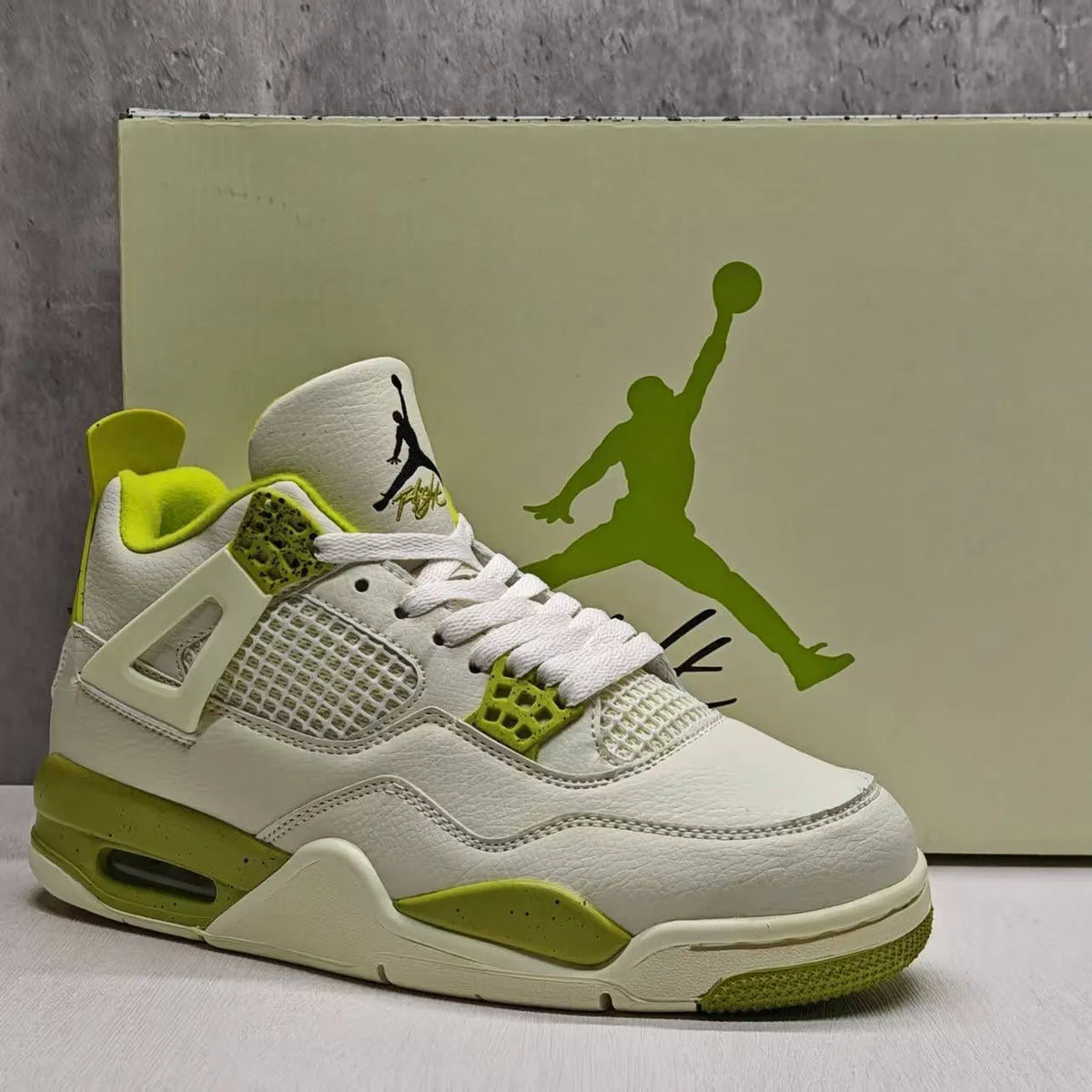 J.Balvin x AJ 4 OG Lemonade Shoes Sneakers - nk0004879 image 6
