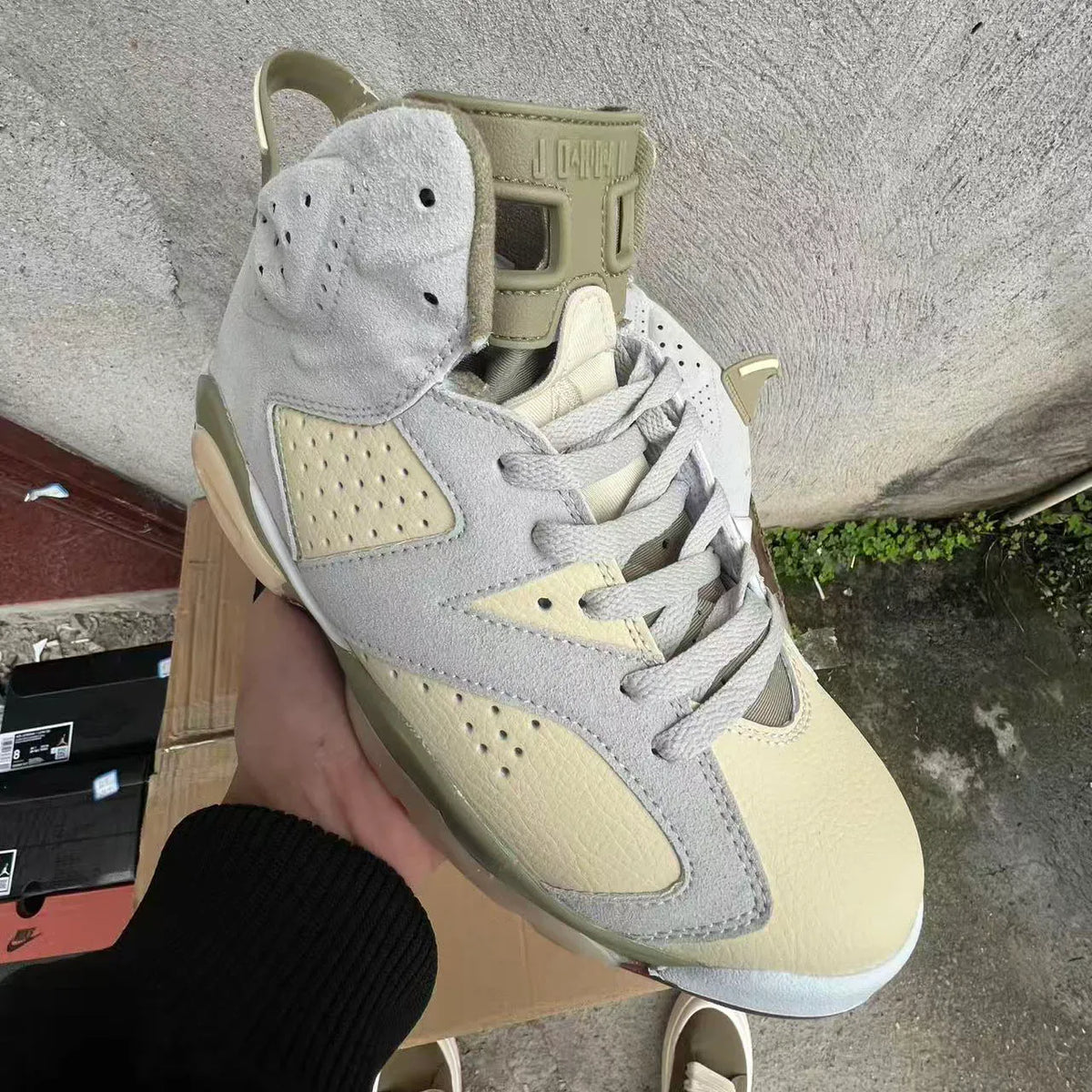 AJ 6 “Sail/Neutral Olive” Shoes Sneakers - nk0005226 image 11