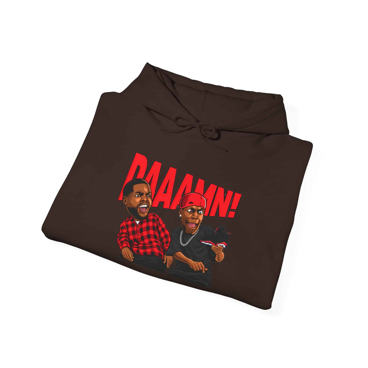 Graphic Print Hooded Sweatshirt - POD0035 image 15