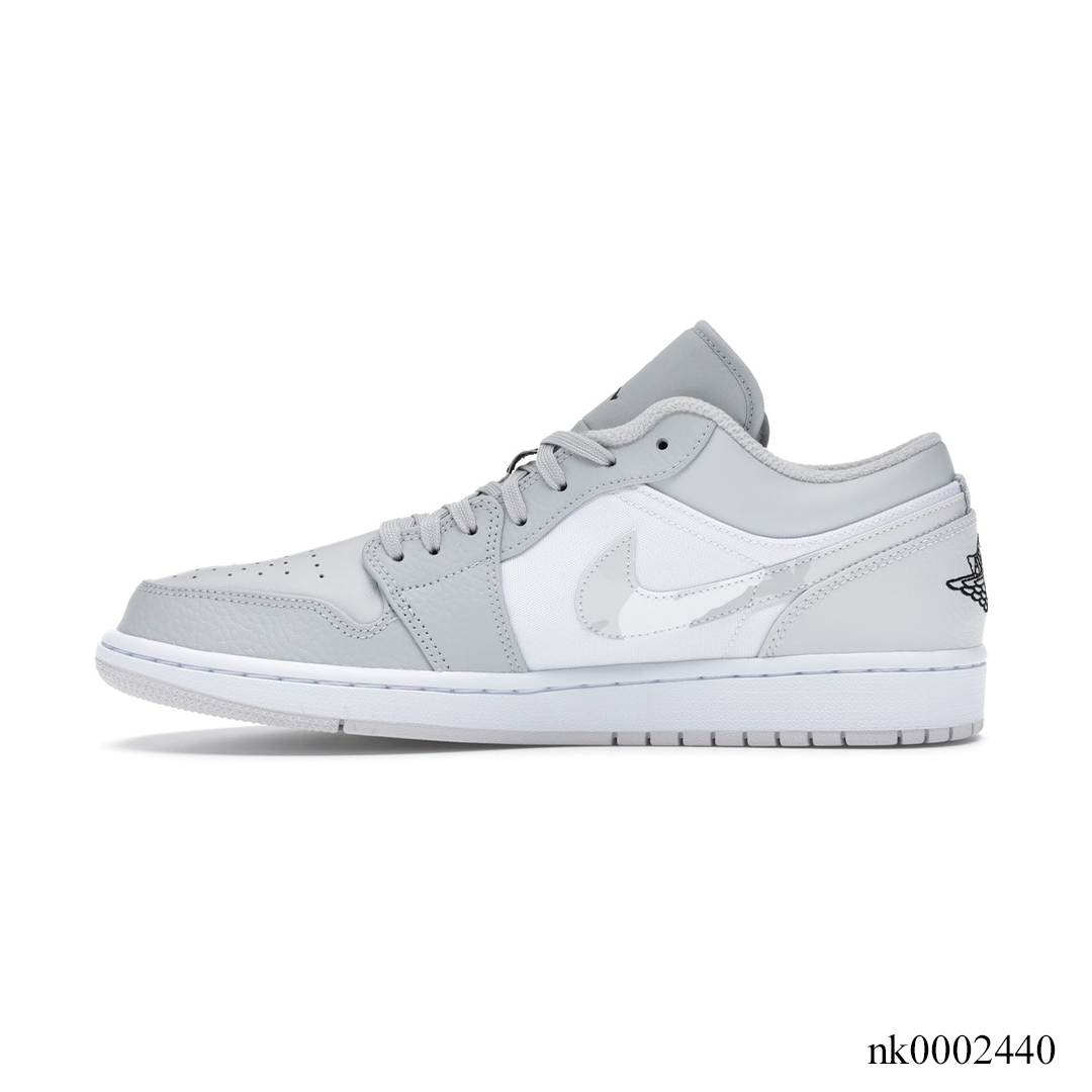 AJ 1 Low White Camo Shoes Sneakers - nk0002440 image 1