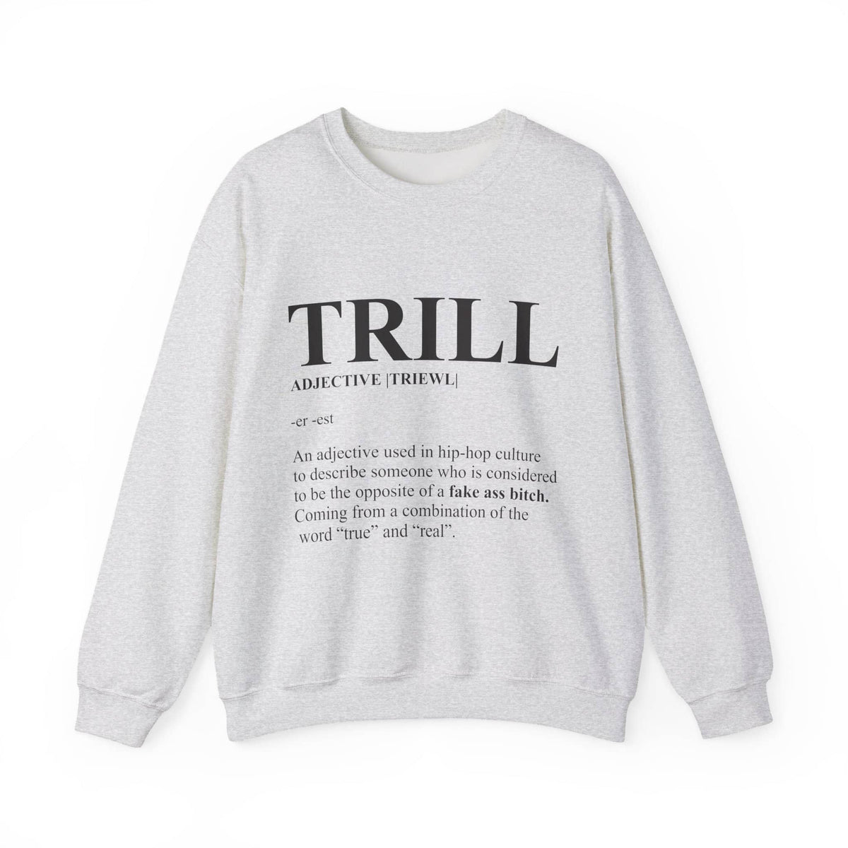 Trill Definition Crewneck Sweatshirt image