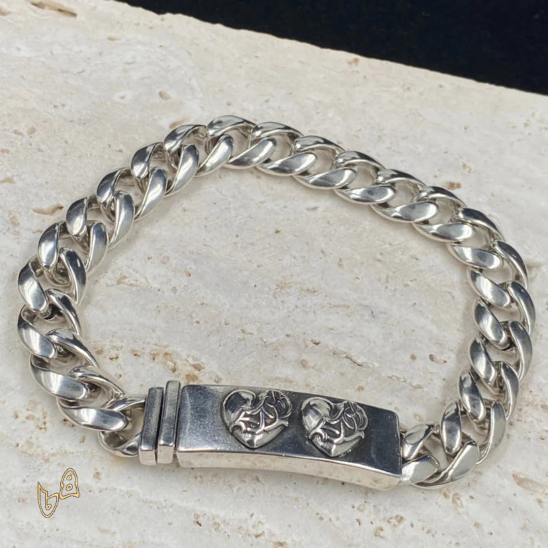 CH Fancy Link Curb Chain Bracelet  - CH0052 image 0