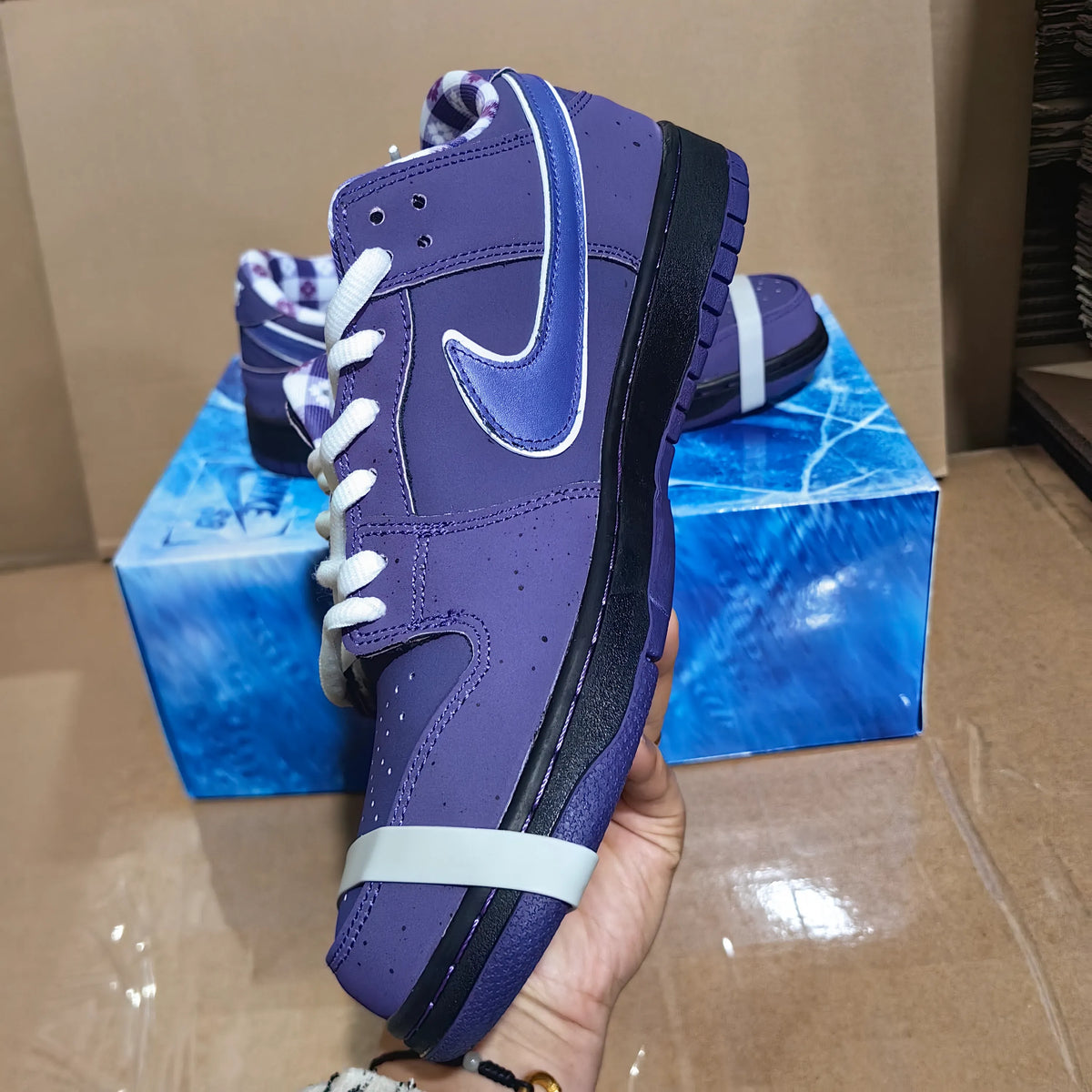SB Dunk Low Concepts Purple Lobster Shoes Sneakers - nk0000680 image 5
