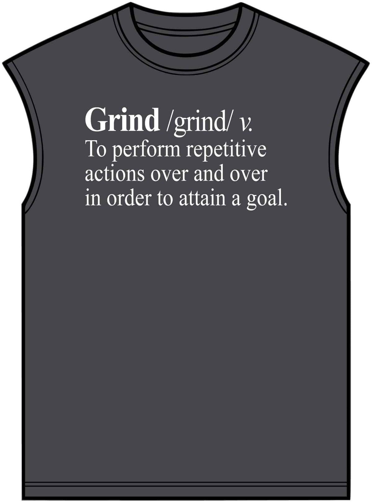 Grind Definition Unisex Garment-Dyed Muscle Tee image 12
