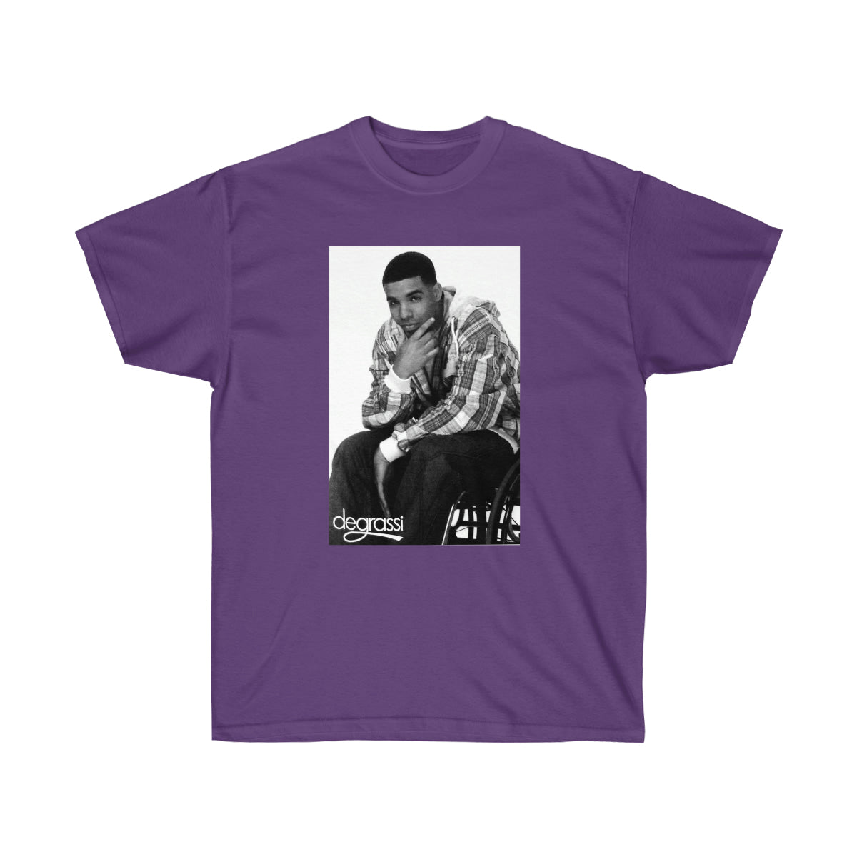 Rap Drake Degrassi Men T-Shirt - Purple, L image