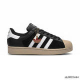 AD Superstar II Core Black / Core White / Khaki Three Shoes Sneakers - nk0005444 image 0