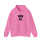 Outlaw Skull Hooded Sweatshirt - L, Azalea image