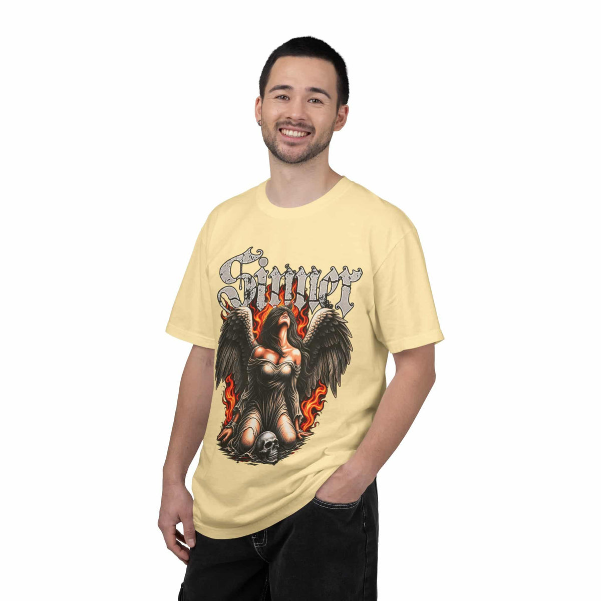 Sinner’s Flame Unisex Garment-Dyed T-shirt image 25