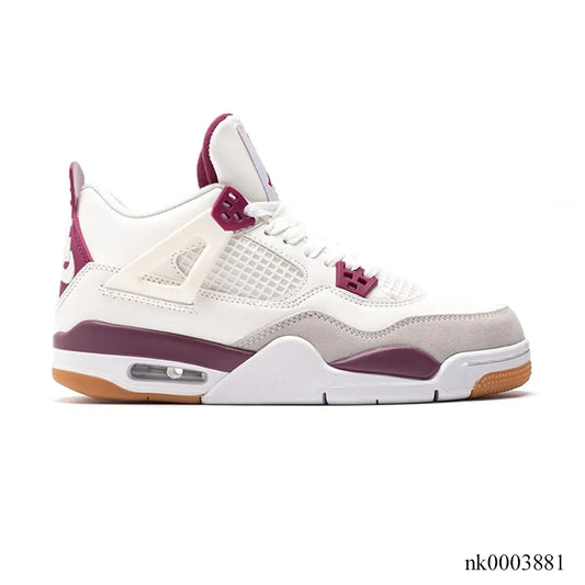 AJ 4 SB Sapphire White Purple Shoes Sneakers – nk0003881 image 0