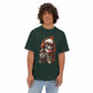 Neon Skull DJ Unisex Oversized Boxy Tee image 43