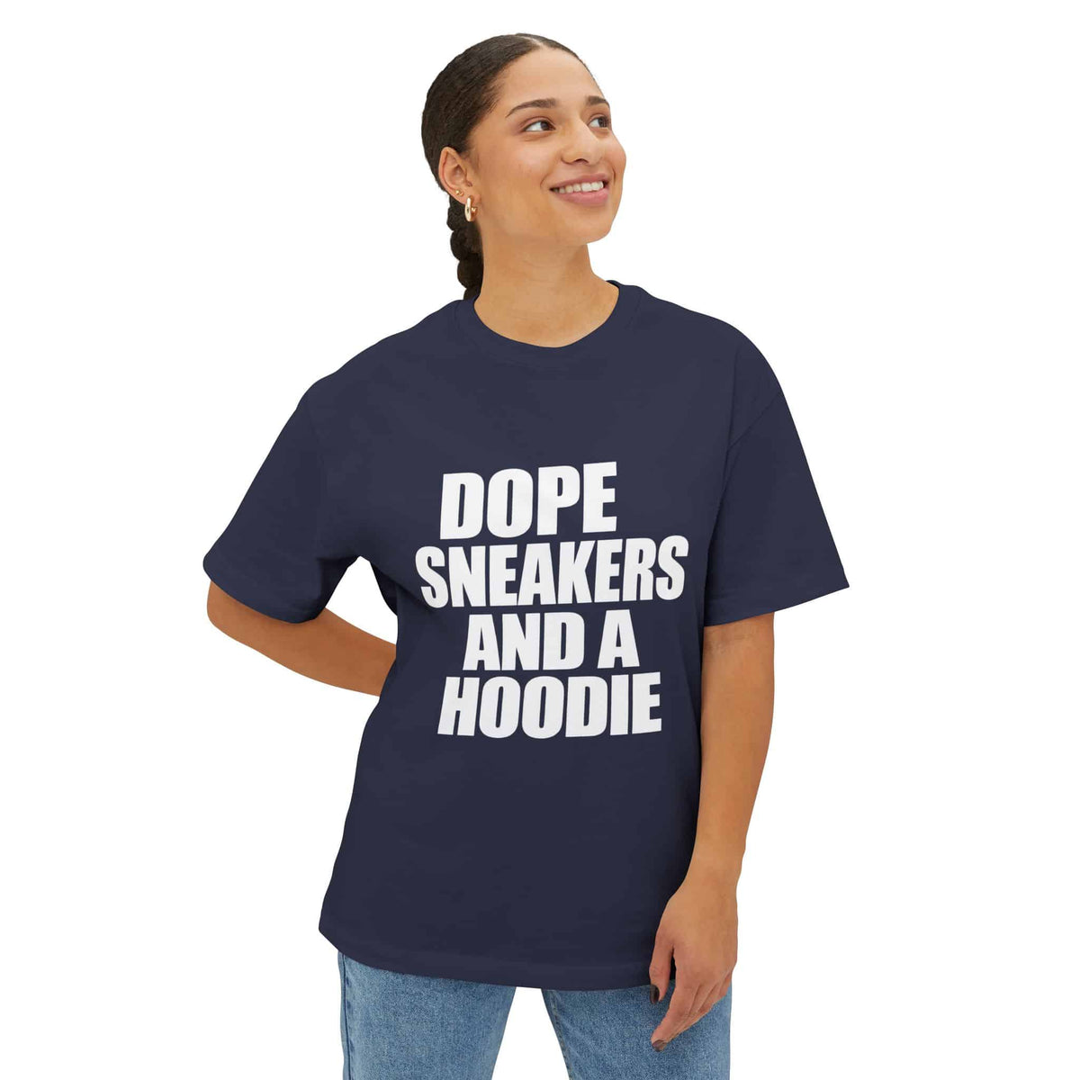 Graphic Print Unisex Oversized Boxy Tee - POD0036 image 31