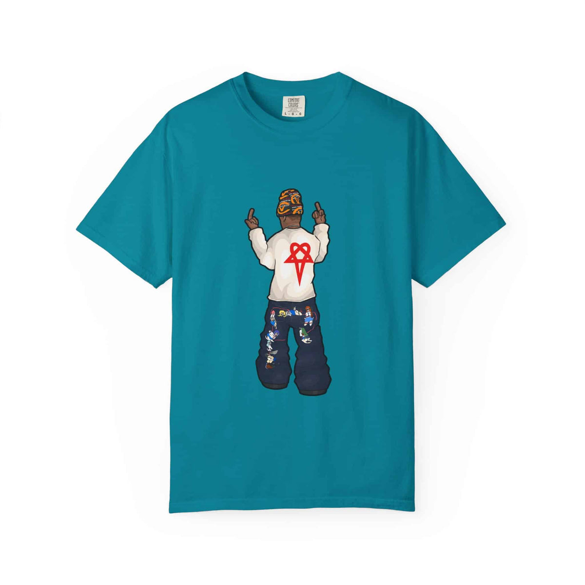 Rebel Attitude Unisex Garment-Dyed T-shirt image