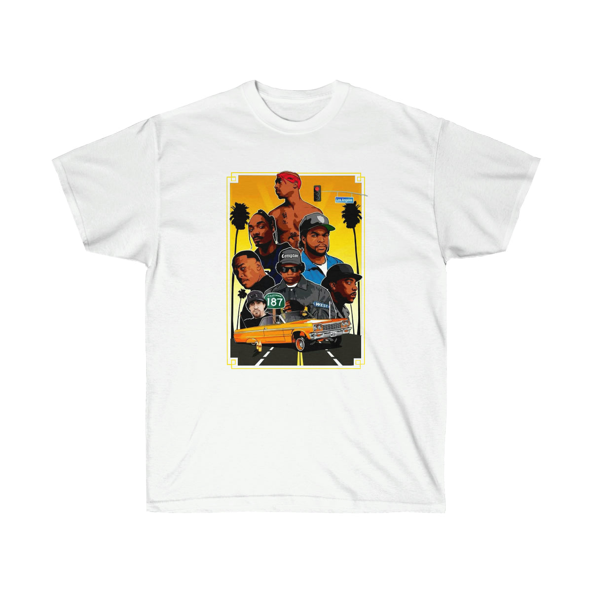RAP 90's West Coast Legends Men Shirt image 2