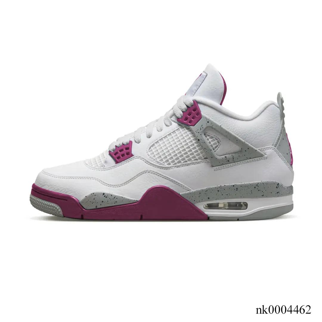 AJ 4 White Purple Cement Shoes Sneakers - nk0004462 image 1